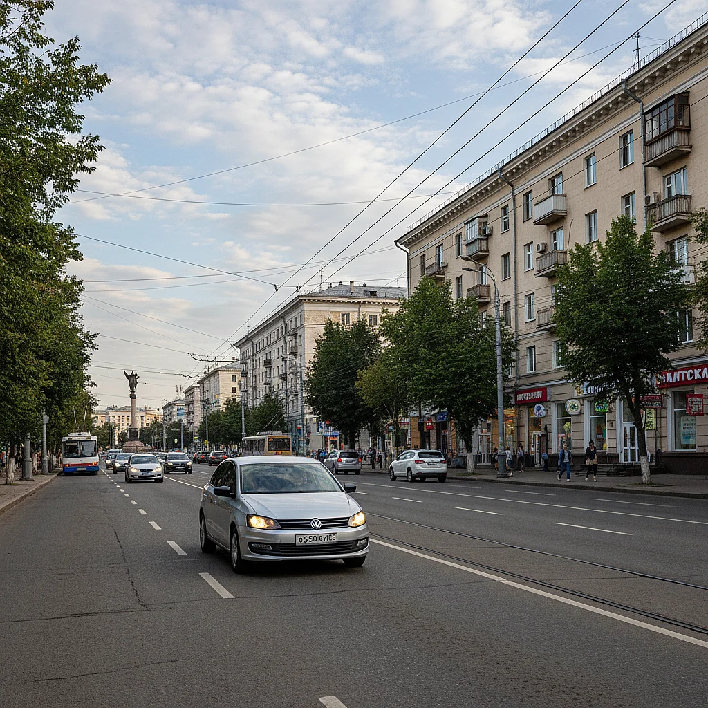 Где искать Volkswagen Polo на проспекте Ленина в Кемерово?