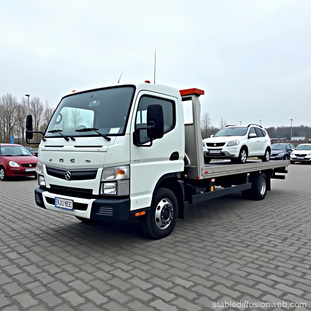 Эвакуатор, готовый помочь водителю на дороге в Кемерово.